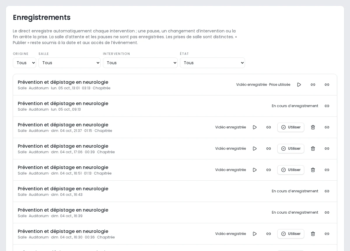 WebEvent — Captation & replay, capture réelle de l'application